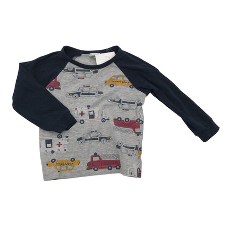 Unisex Polarn O. Pyret - Tricot shirt, size 80 - 86 - Blue ()