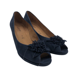 Unisex Gabor - Open toe high heel shoes, size 39 - Blue (2)