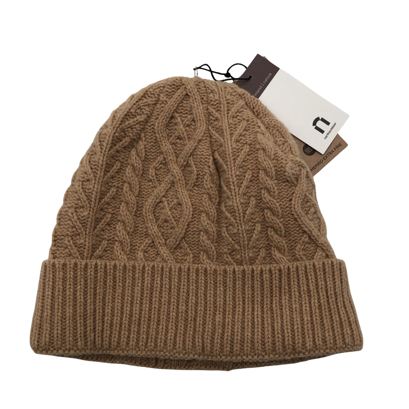 Unisex North Outdoor - Winter beanie, size 52 - 54 cm - Beige (1)