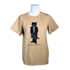 Unisex CAT By Manii'ta Lacitta - T-shirt, size 40 - Beige (1)