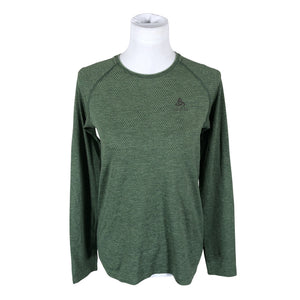 Unisex Odlo - Sports shirt, long sleeve, size 40 - Green (1)