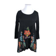 Unisex Desigual - Tricot tunic, size 38 - Black ()