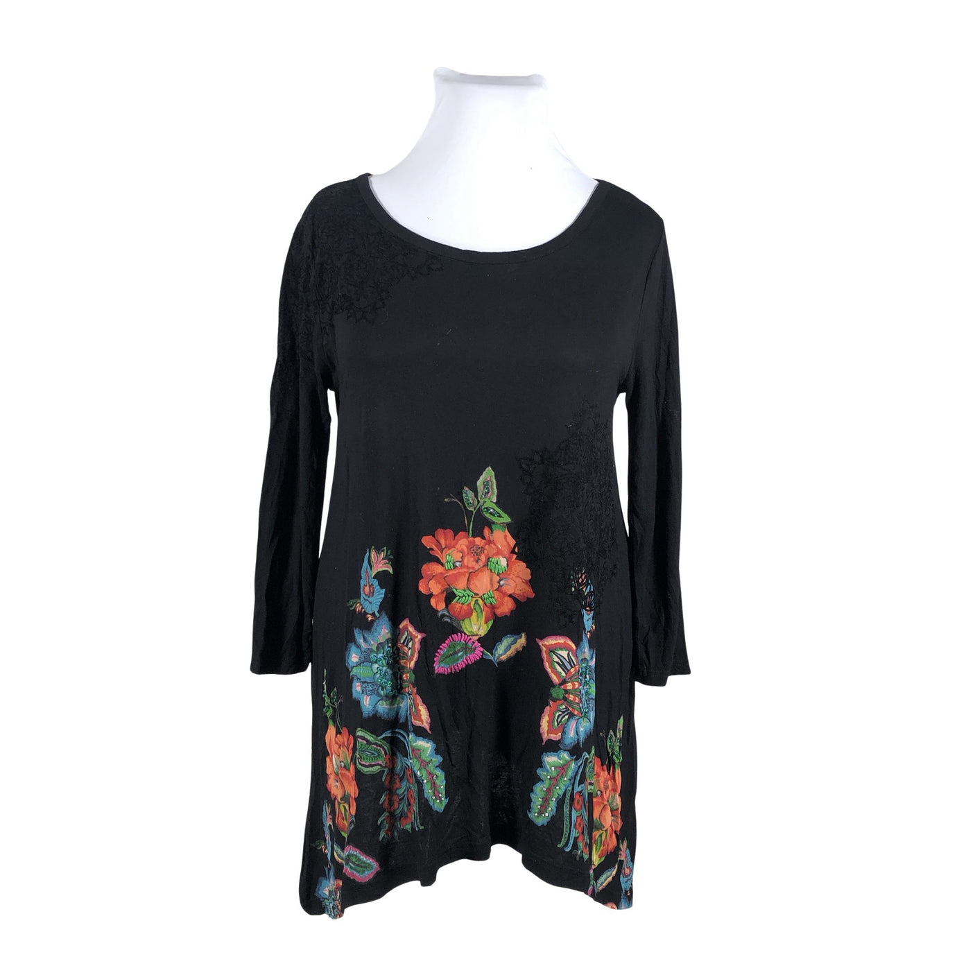 Unisex Desigual - Tricot tunic, size 38 - Black (1)