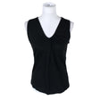 Unisex Novita - Tricot tank top, size 38 - Black ()