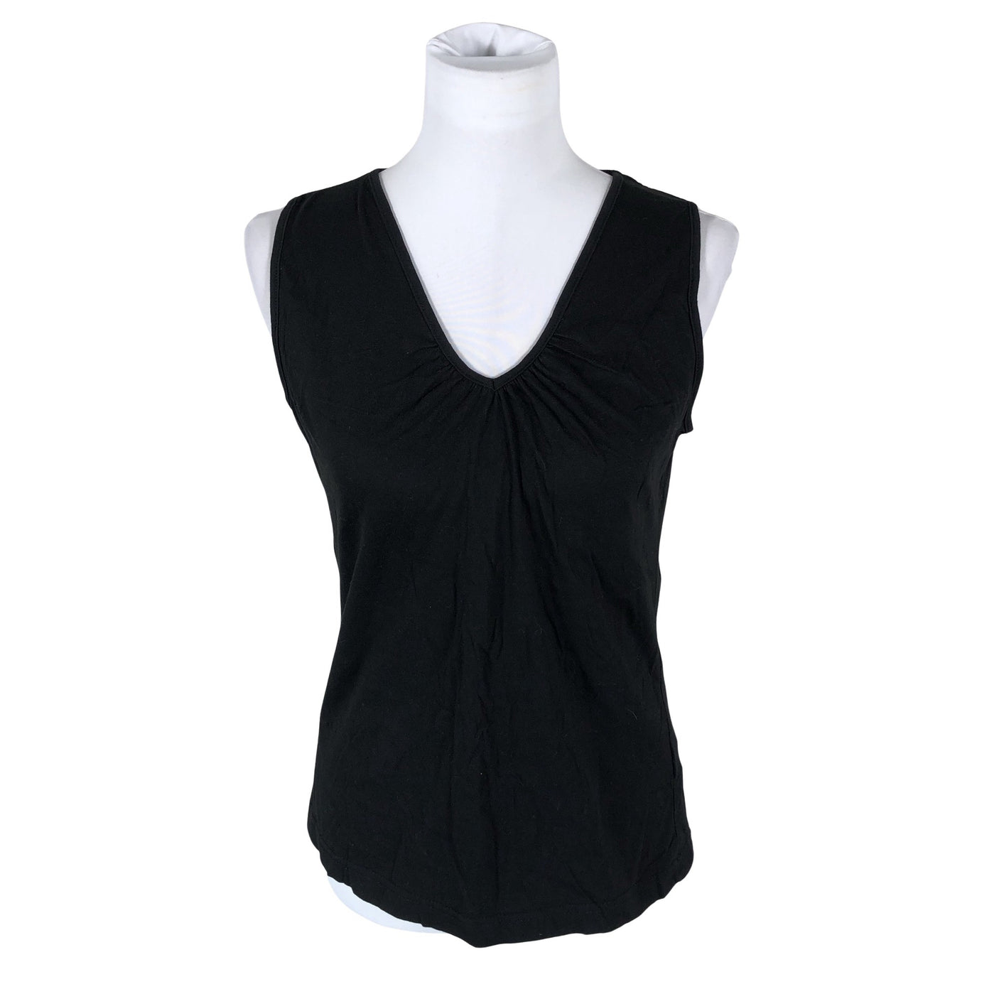 Unisex Novita - Tricot tank top, size 38 - Black (1)