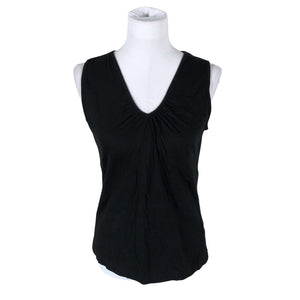 Unisex Novita - Tricot tank top, size 38 - Black (1)