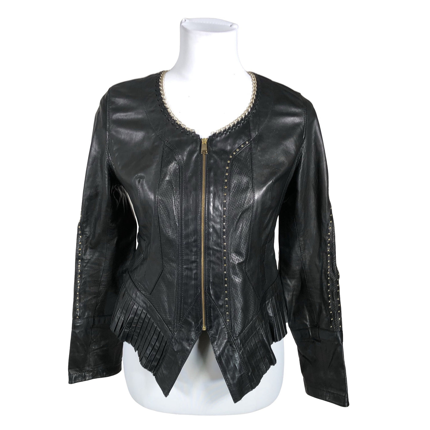 Unisex Don Vanquisher - Leather jacket, size 38 - Black (1)