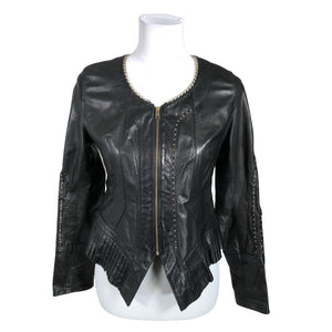 Unisex Don Vanquisher - Leather jacket, size 38 - Black (1)