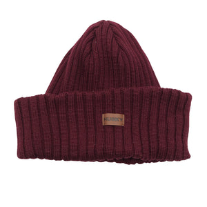 Unisex Husky - Winter beanie, size 60 - Wine red (1)