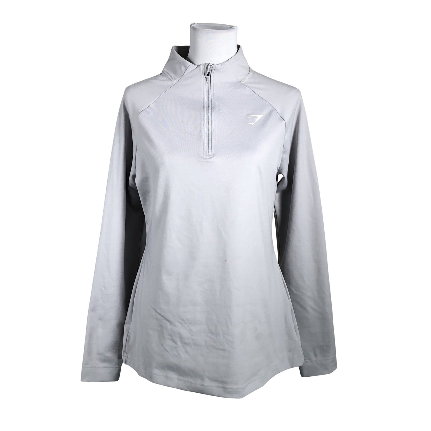 Unisex Gymshark - Sports shirt, long sleeve, size 40 - Gray (1)