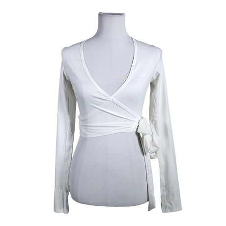 Unisex MP - Sports shirt, long sleeve, size 36 - White ()