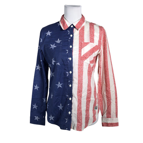 Unisex Broken Arrow - Collared shirt, size 34 - Blue ()
