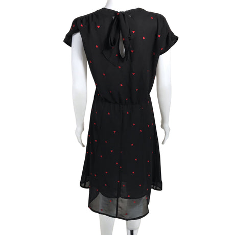 Unisex Next - Schiffon dress, size 38 - Black (2)