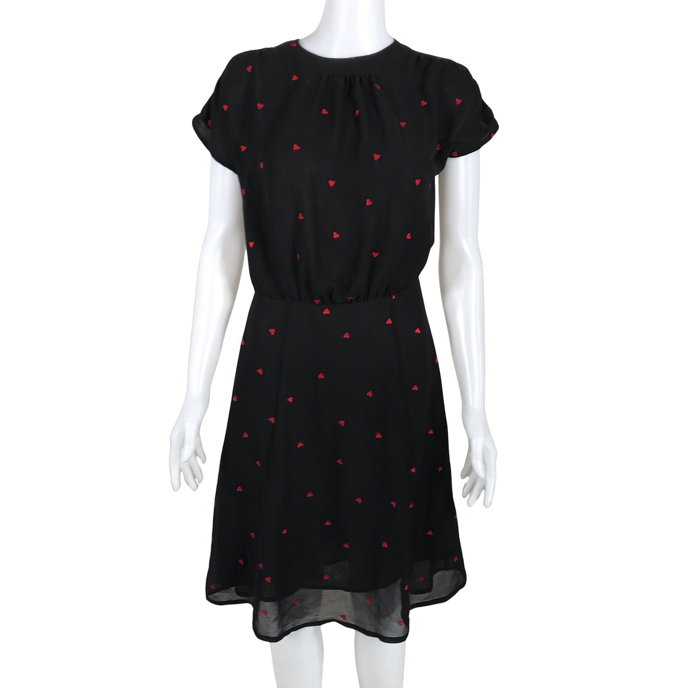 Unisex Next - Schiffon dress, size 38 - Black (1)