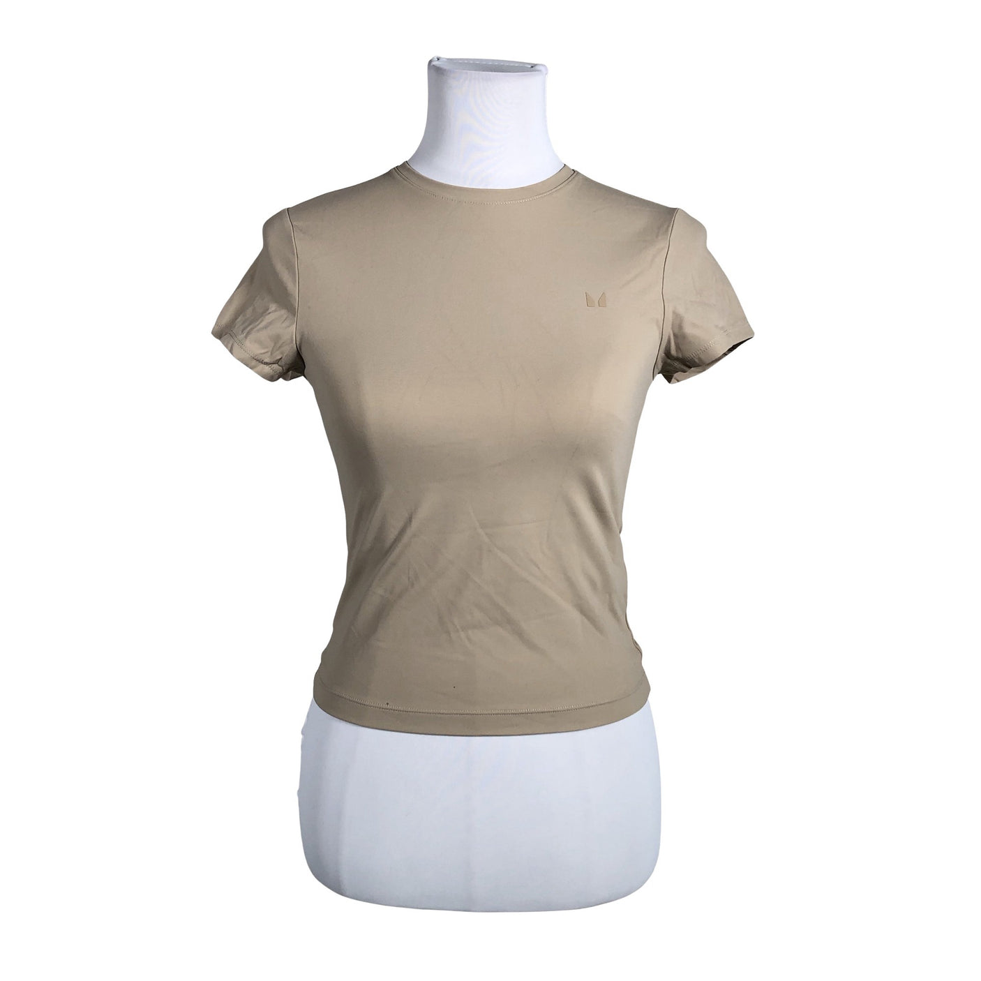 Unisex MP - Sports shirt, short sleeve, size 36 - Beige (1)