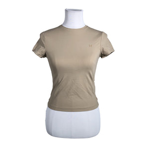 Unisex MP - Sports shirt, short sleeve, size 36 - Beige (1)