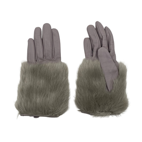 Unisex &Other Stories - Leather gloves, size Ei kokoa - Gray ()