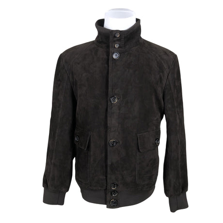 Unisex Francesco Galli - Leather jacket, size XXL - Brown ()