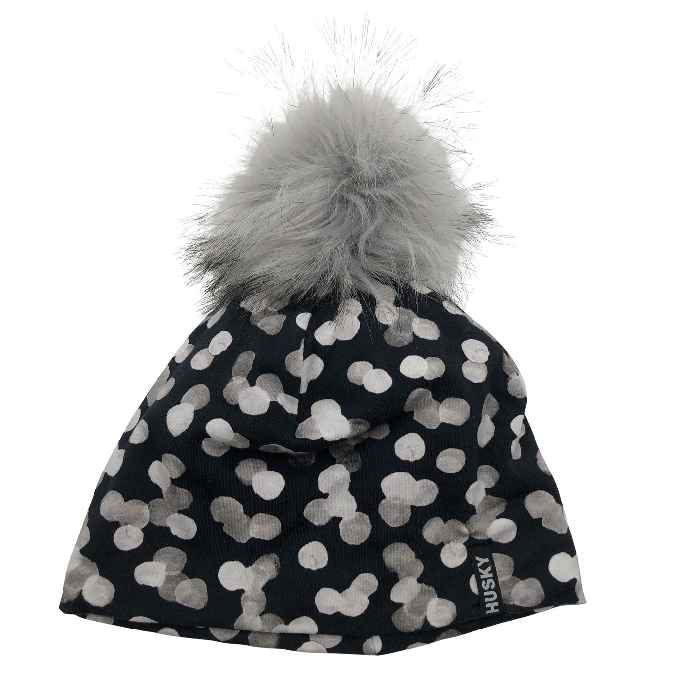 Unisex Husky - Winter beanie, size 54 - 56 cm - Black (1)