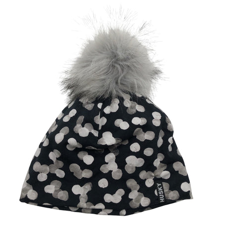 Unisex Husky - Winter beanie, size 54 - 56 cm - Black ()