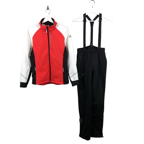 Unisex Rukka - Sports suit, size 158 - 164 - Red ()