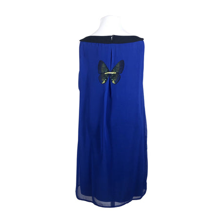 Unisex Betty Barclay - Schiffon dress, size 46 - Blue (2)