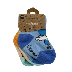 Unisex Nordic Buddies - Socks, size 19 - Blue (1)