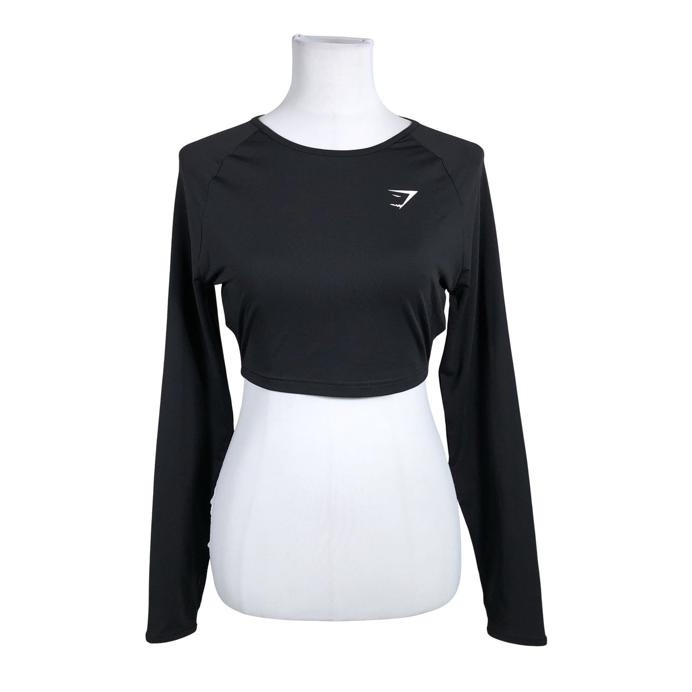 Unisex Gymshark - Sports shirt, long sleeve, size 36 - Black (1)