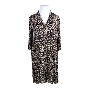 Unisex Kaffe - Schiffon dress, size 42 - Brown (1)