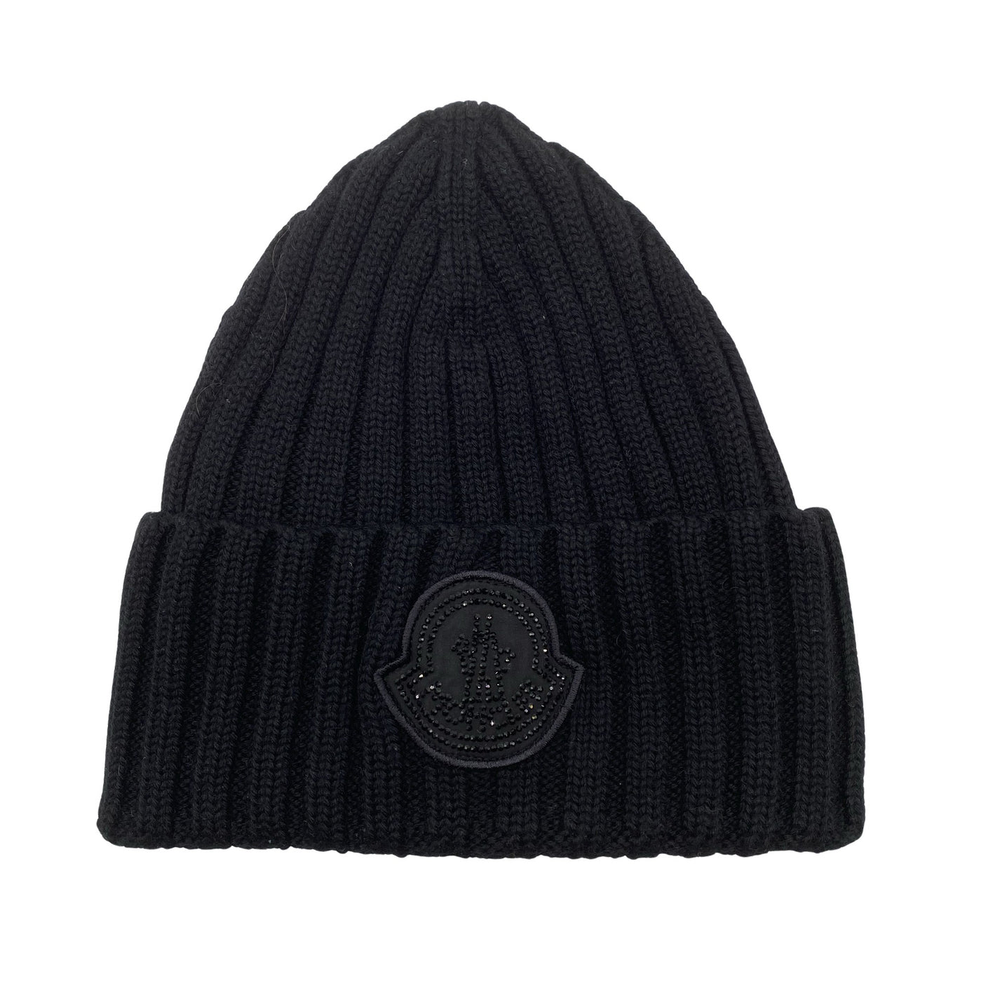 Unisex Moncler - Winter beanie, size 50 - 52 cm - Black (1)