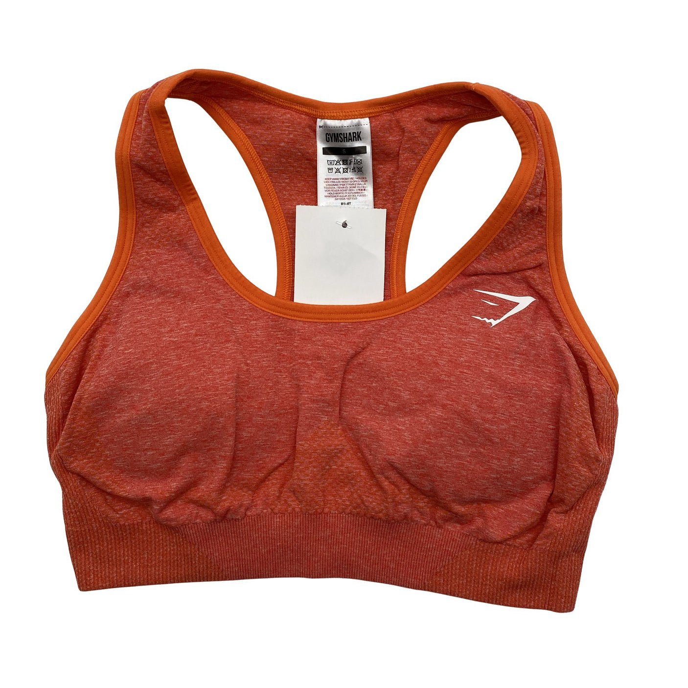 Unisex Gymshark - Sports top, size 36 - Orange (1)