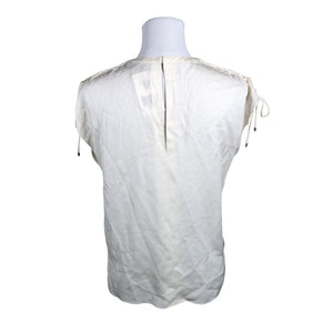Unisex Theory - Short-sleeved blouse, size 38 - Natural white (3)