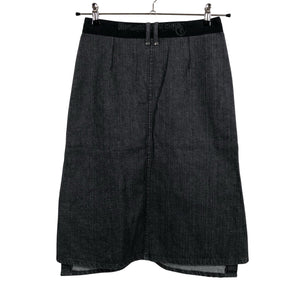 Unisex Jean Bourget - Denim skirt, size 36 - Gray (2)