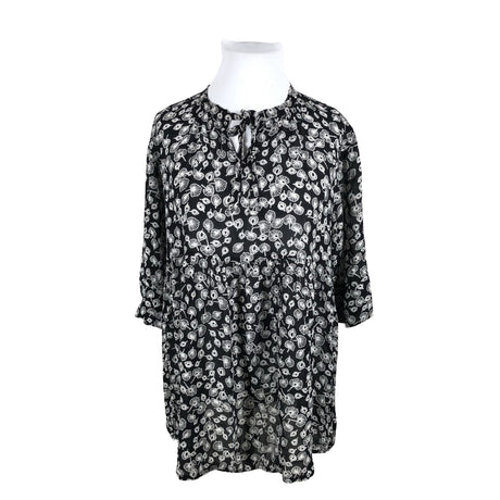 Unisex The Masai - Short-sleeved blouse, size 44 - Black ()