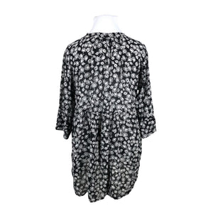 Unisex The Masai - Short-sleeved blouse, size 44 - Black (2)