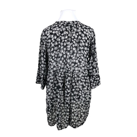 Unisex The Masai - Short-sleeved blouse, size 44 - Black (2)