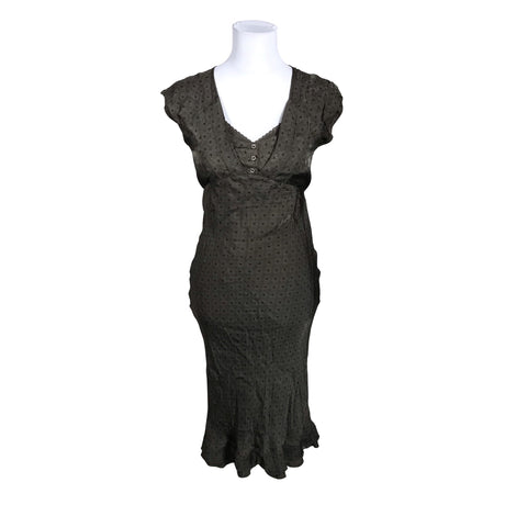Unisex IKKS - Schiffon dress, size 38 - Brown ()