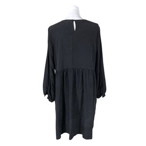 Unisex R-collection - Schiffon dress, size 40 - Black (2)