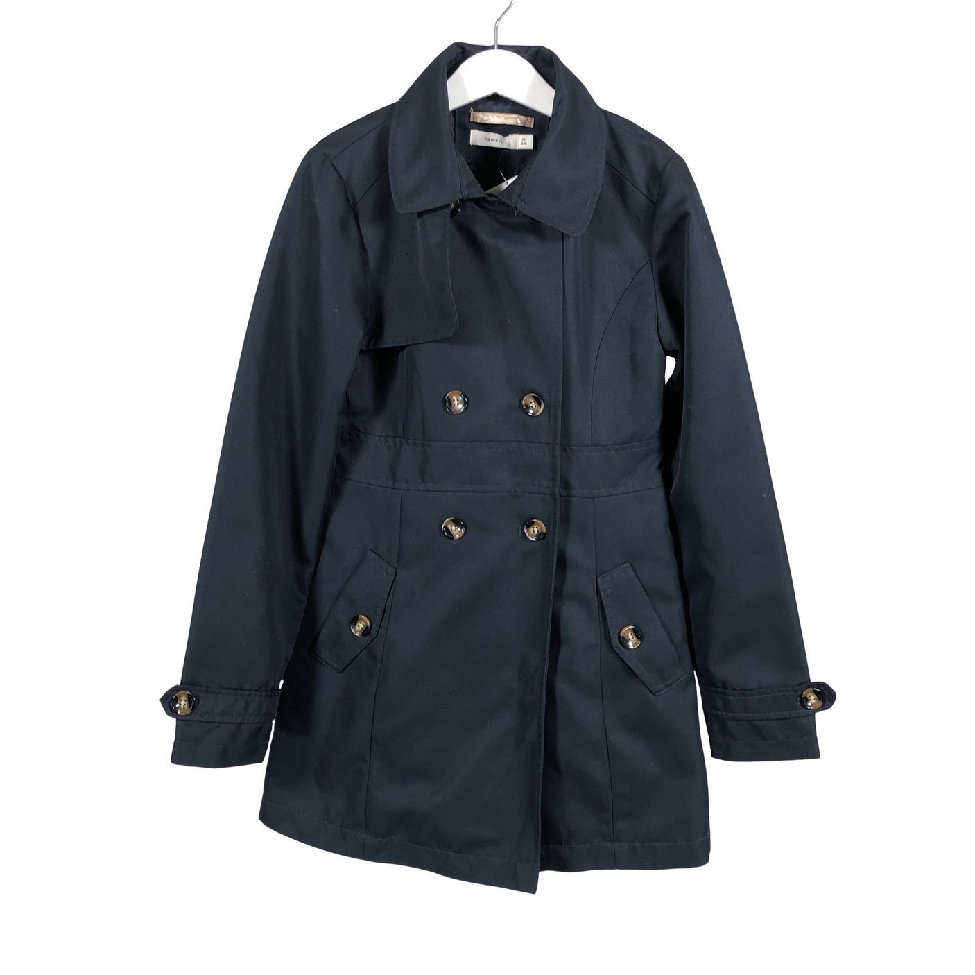 Unisex Name It - Trench coat, size 134 - 140 - Blue (1)