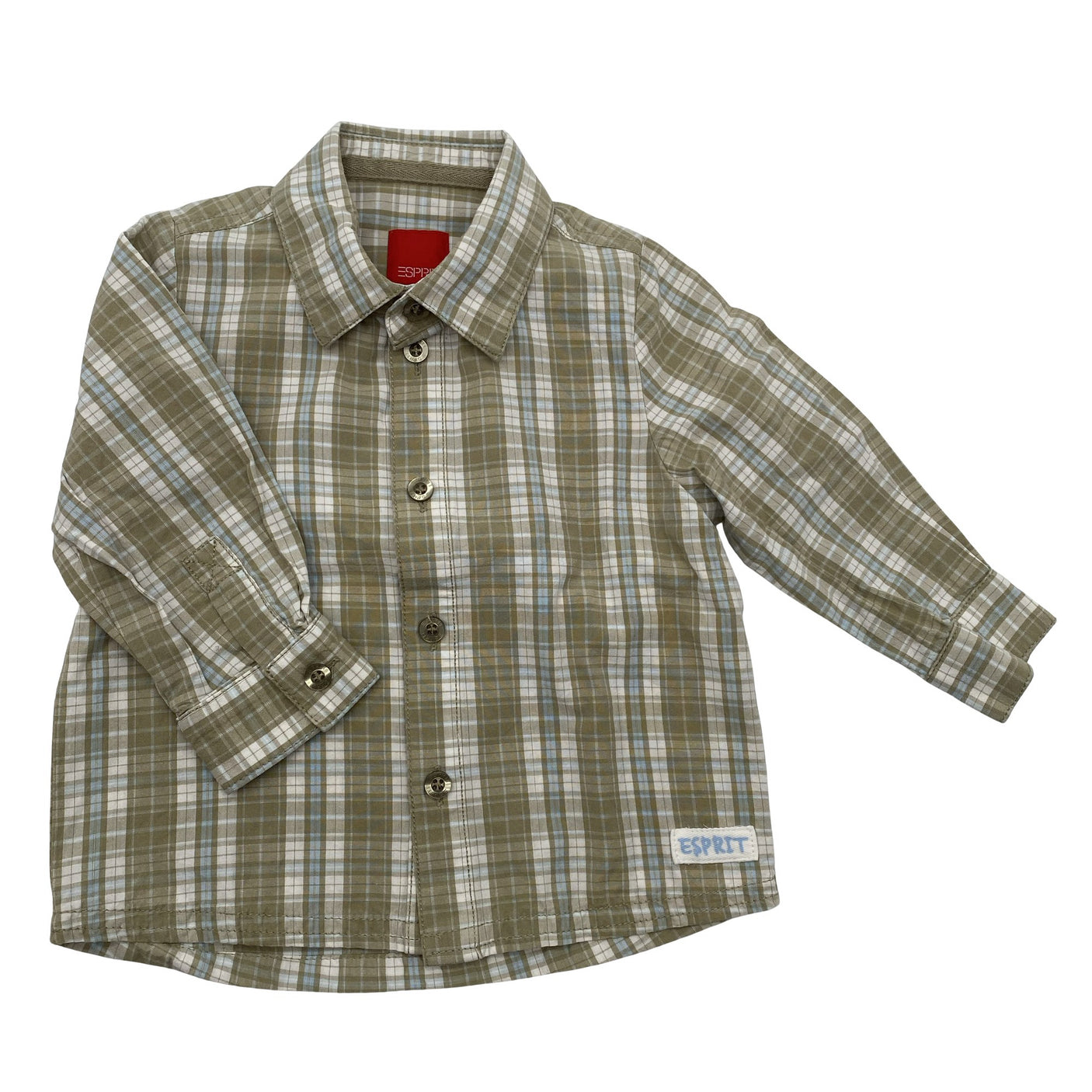 Unisex Esprit - Collared shirt, size 74 - 80 - Brown (1)