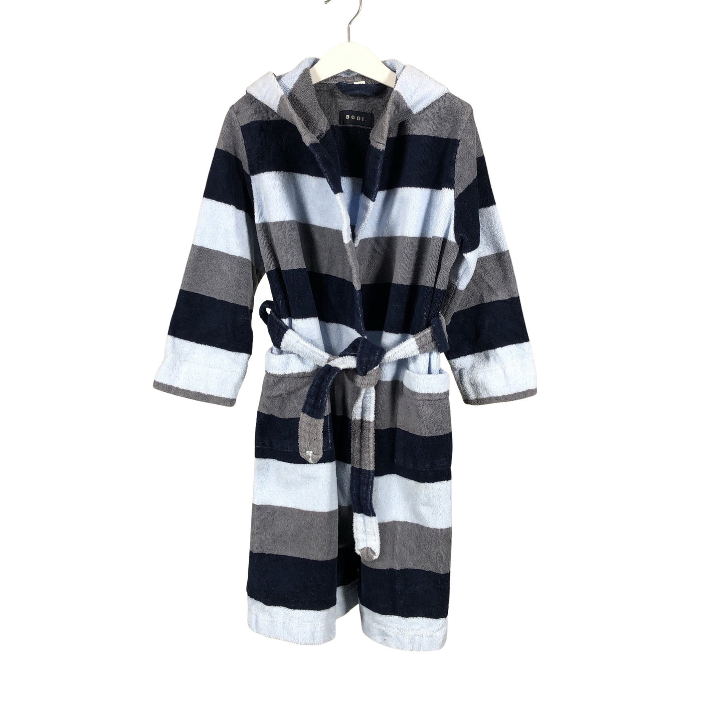 Unisex Bogi - Bathrobe, size 116 - 122 - Blue (1)