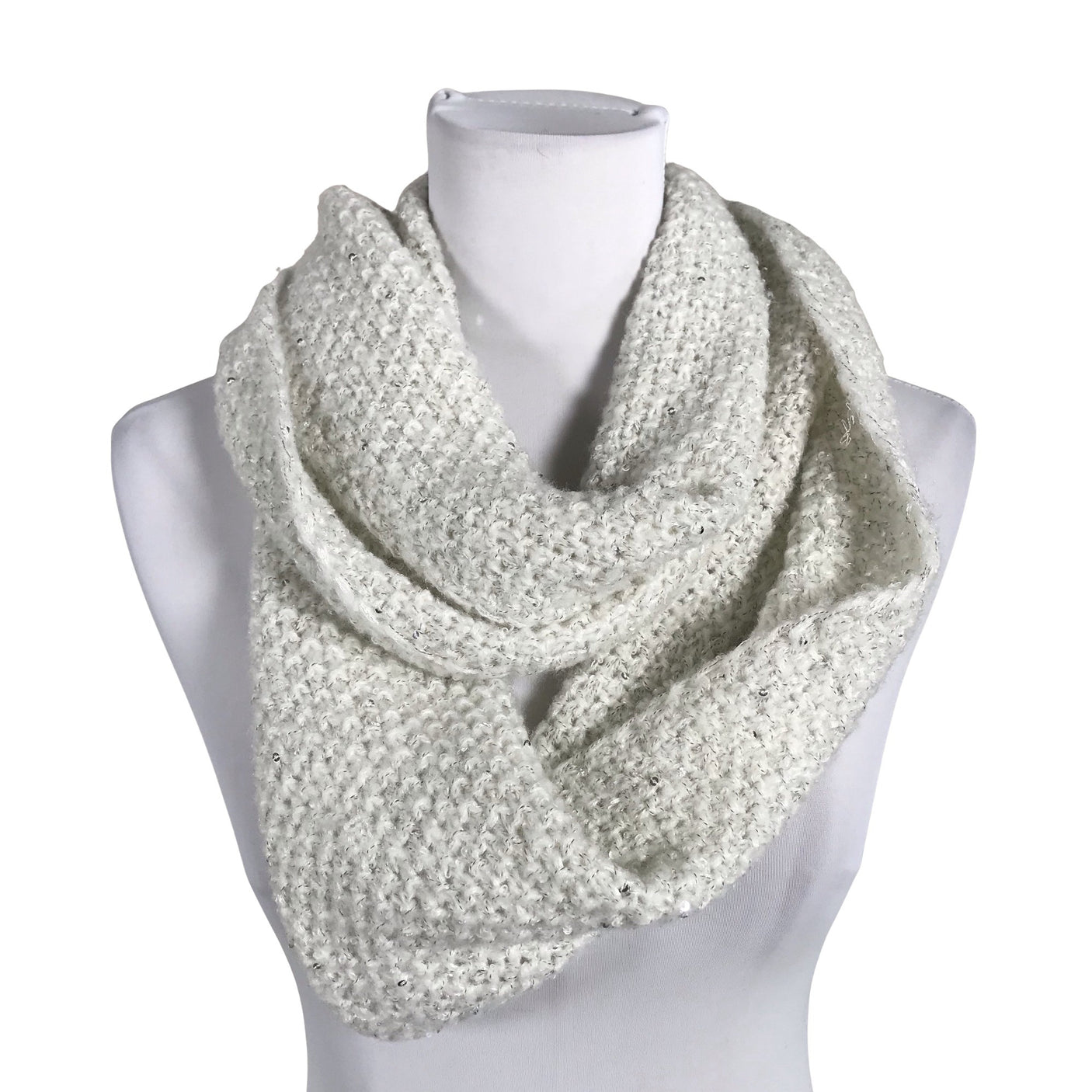 Unisex Eisley - Circle scarf, size Ei kokoa - White (1)