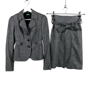 Unisex Benetton - Suit set, size 34 - Gray (1)