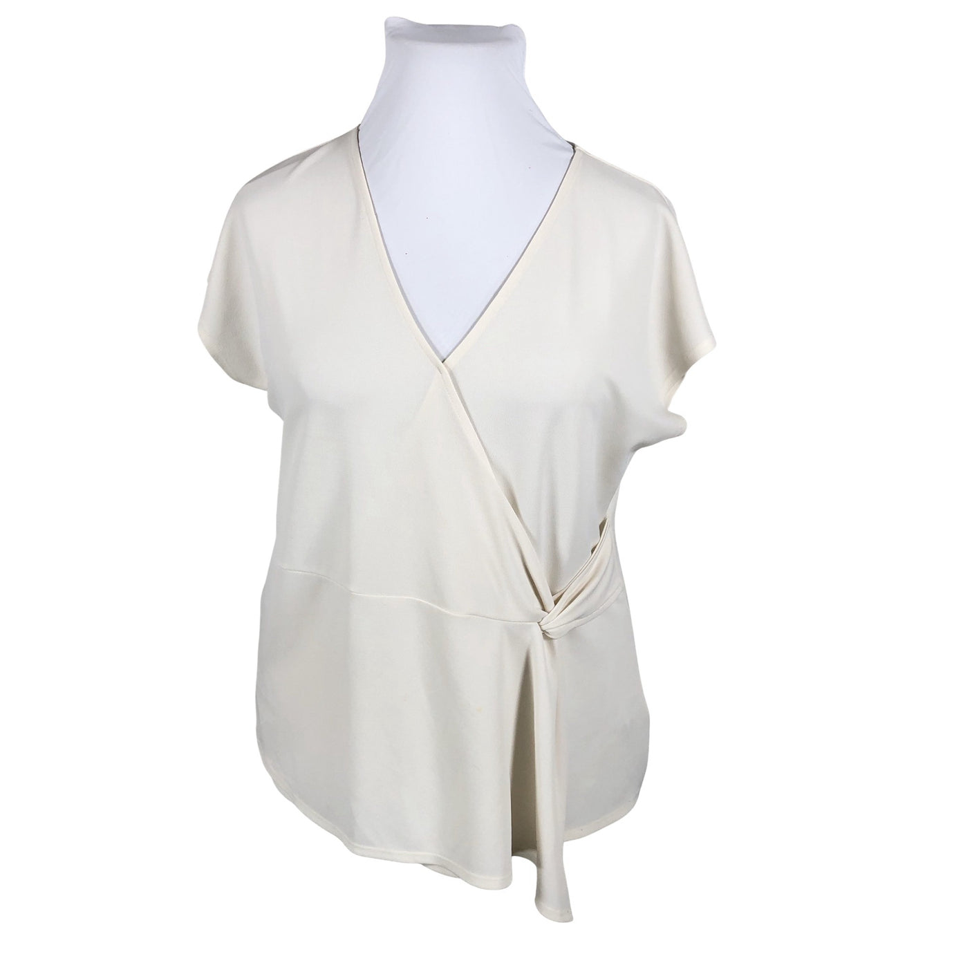 Unisex Marks&Spencer - Short-sleeved blouse, size 44 - Natural white (1)