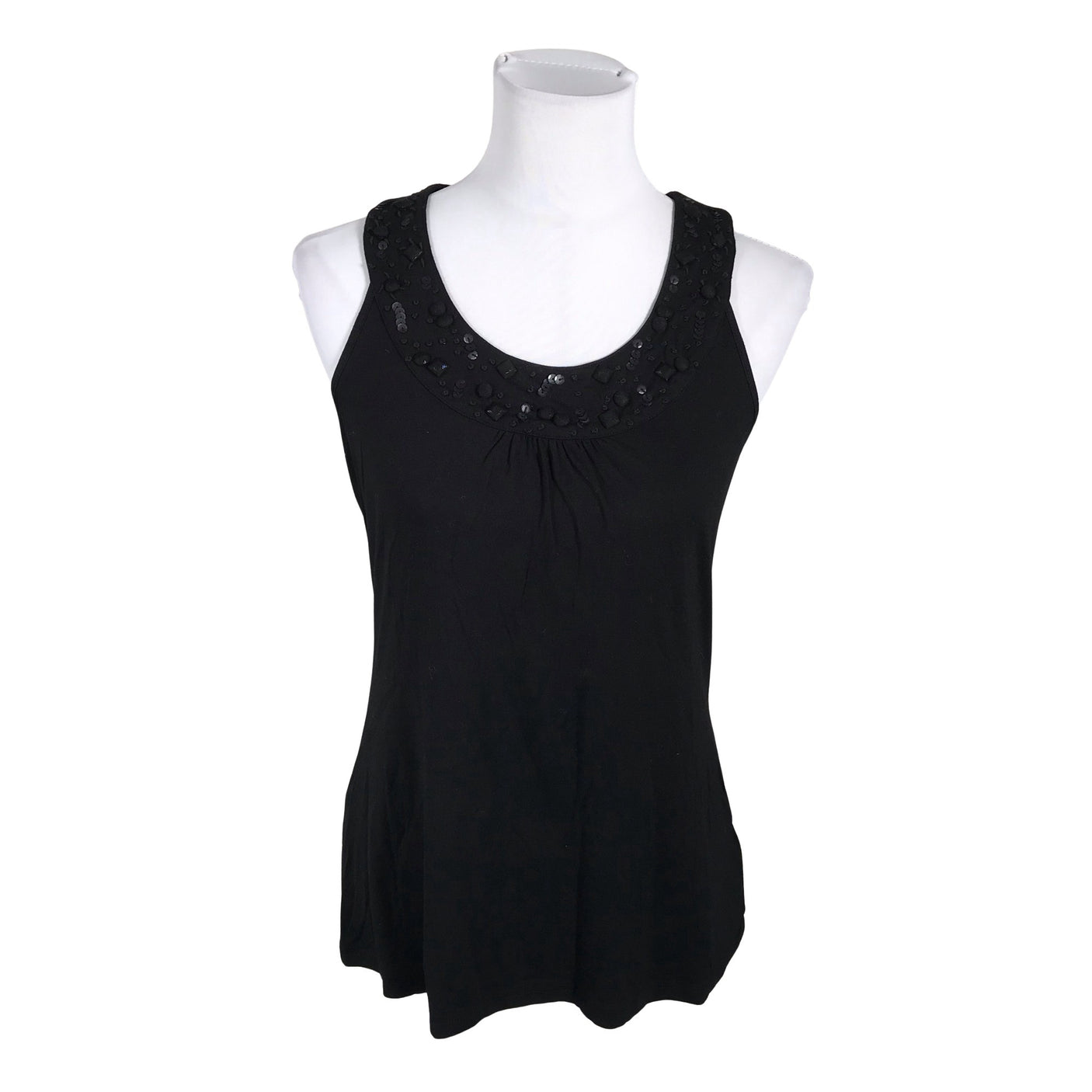 Unisex Taifun - Tricot tank top, size 38 - Black (1)