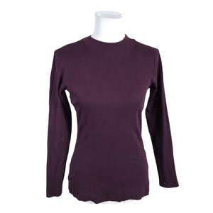 Unisex NOSH - Tricot shirt, size 40 - Wine red (1)