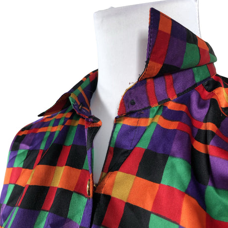 Unisex Sataneule - Collared shirt, size 36 - Violet (2)