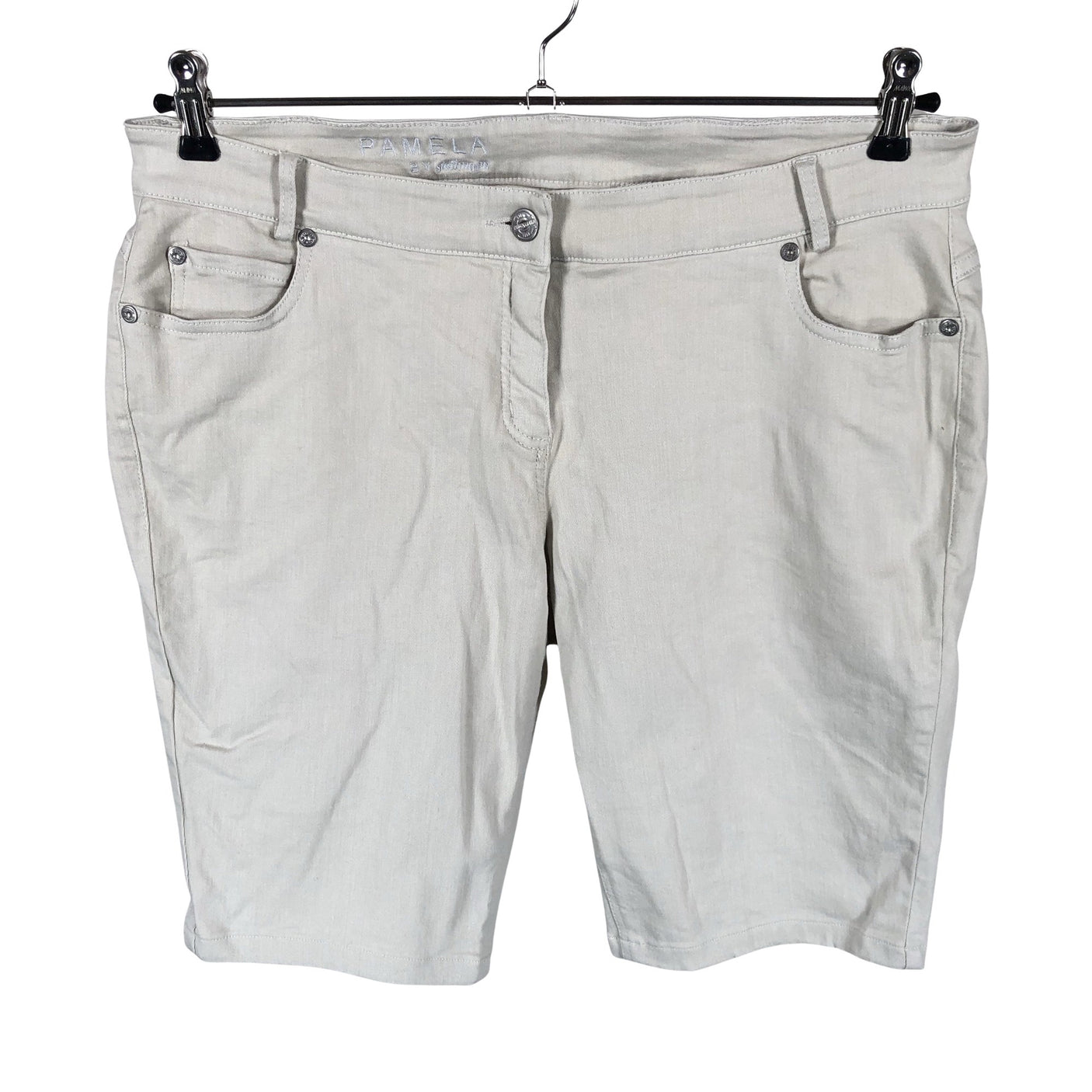 Unisex Pamela - Denim shorts, size 44 - Beige (1)