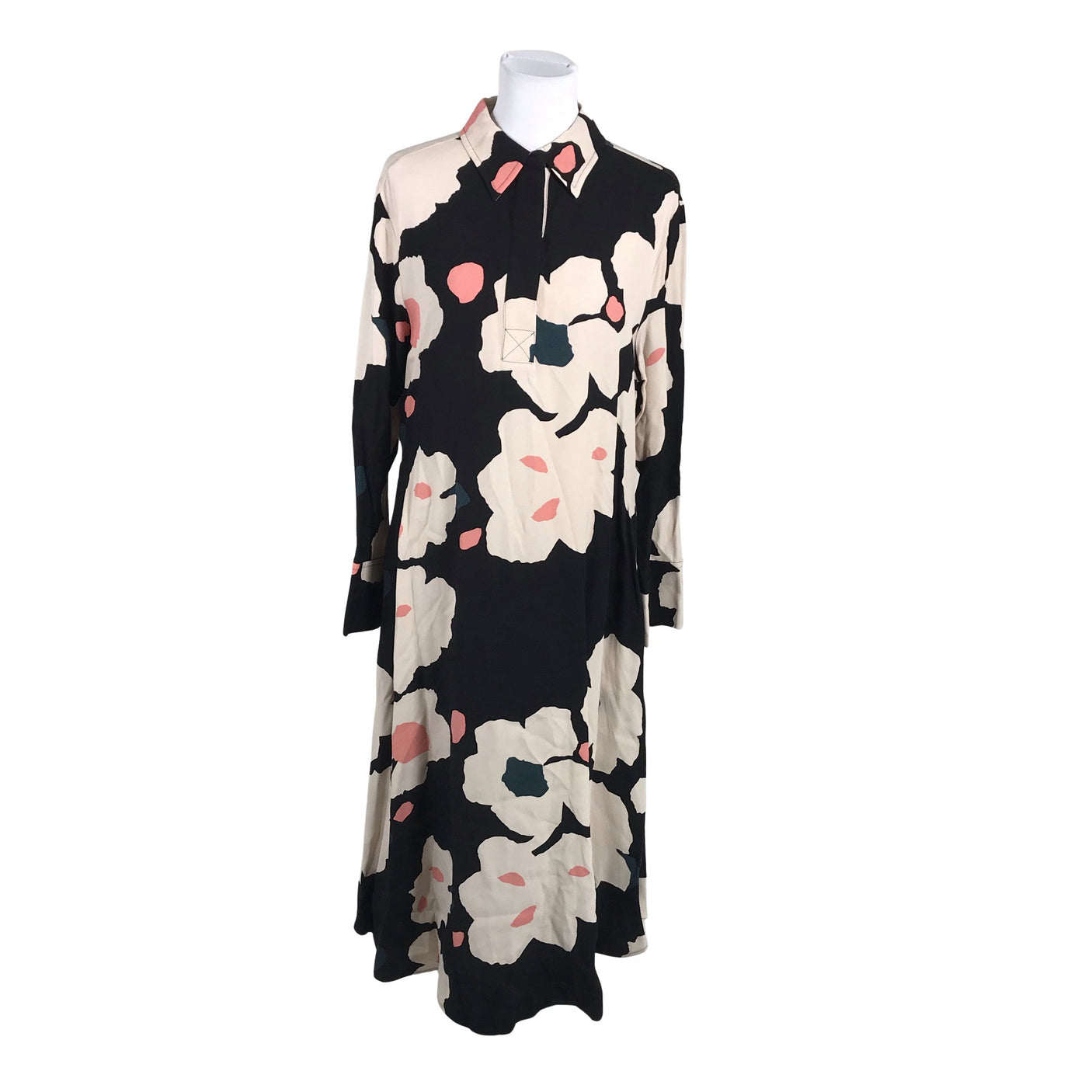 Unisex Marimekko - Schiffon dress, size 40 - Beige (1)