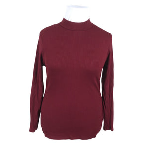 Unisex NOSH - Tricot shirt, size 42 - Wine red (1)